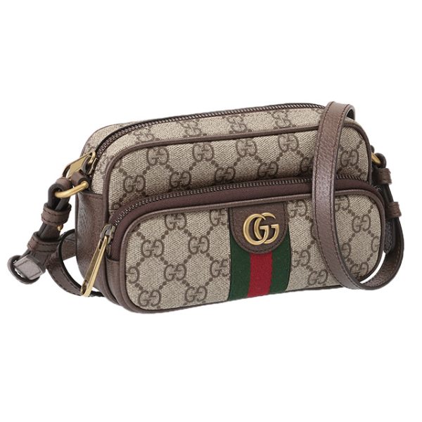 722557 96iwt 8745 GUCCI Ophidia Mini Bag Crossbody Shoulder Bag Beige