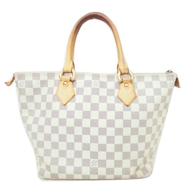 72257 1 Louis Vuitton Saleya Damier Tote Blue