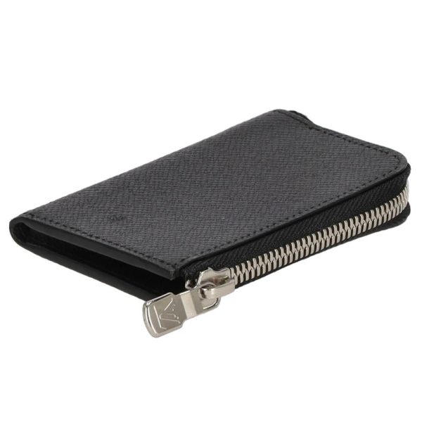 72267 3 Louis Vuitton Porto Taiga Wallet Black