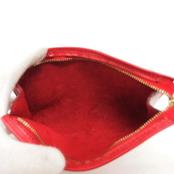 72311 9 Louis Vuitton Bucket PM Tote Bag Epi Rouge