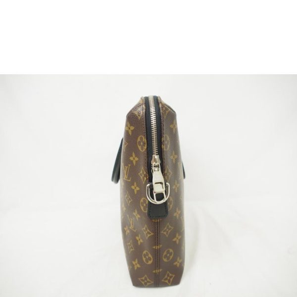 72349 3 Louis Vuitton Porte de Cumandour Monogram Macassar Bag Brown