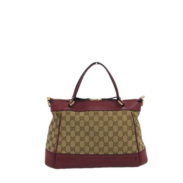 72393 2 Gucci GG Canvas Two Way Shoulder Bag