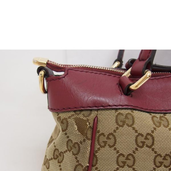 72393 8 Gucci GG Canvas Two Way Shoulder Bag