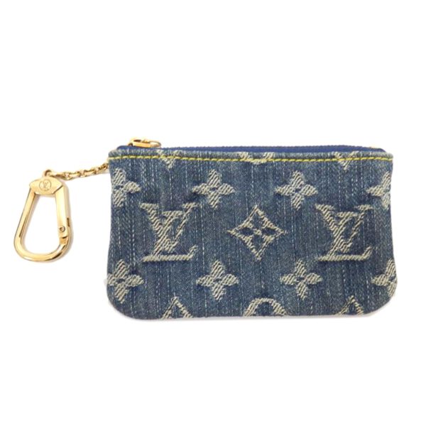 72416 1 Louis Vuitton Pochette Cle Key Pouch Monogram Denim