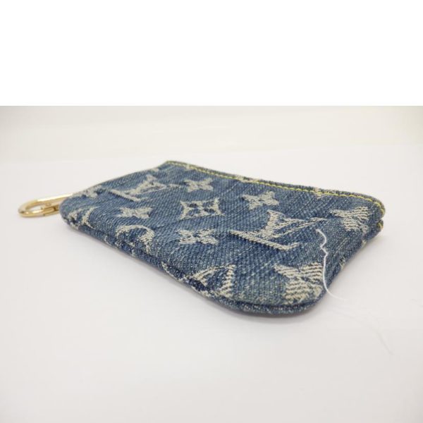 72416 3 Louis Vuitton Pochette Cle Key Pouch Monogram Denim