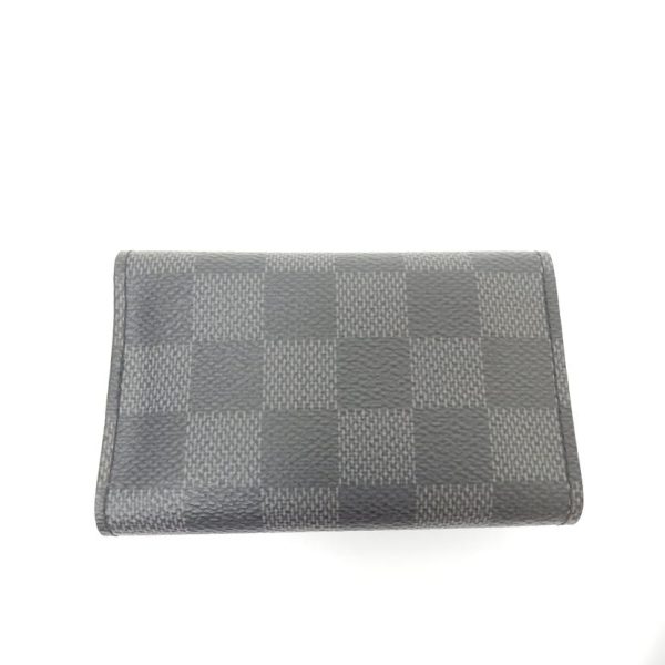 72430 2 Louis Vuitton Multicle 6 Key Holder Damier Graphite