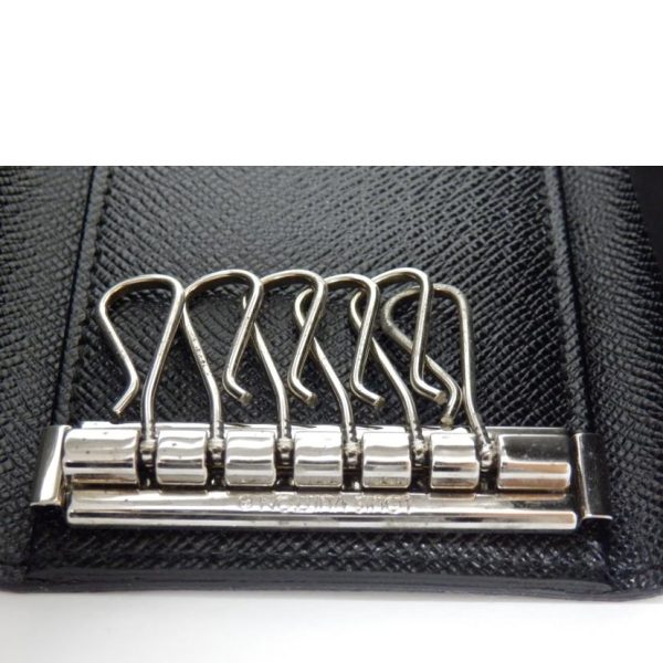 72430 6 Louis Vuitton Multicle 6 Key Holder Damier Graphite