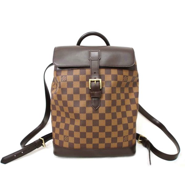 72462 1 Louis Vuitton Soho Damier Ebene Bag Brown