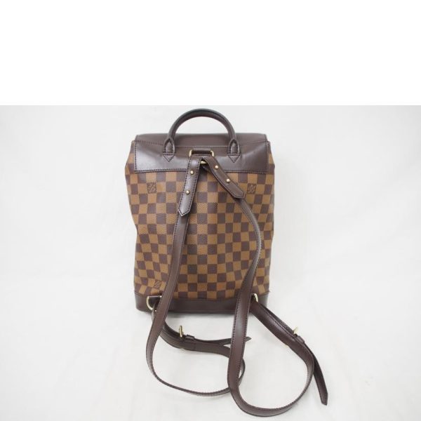 72462 2 Louis Vuitton Soho Damier Ebene Bag Brown