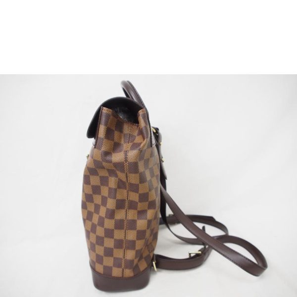 72462 3 Louis Vuitton Soho Damier Ebene Bag Brown