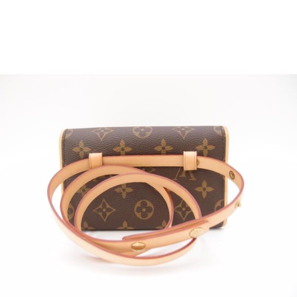 72526 2 Louis Vuitton Pochette Florentine Monogram Clutch Bag Brown