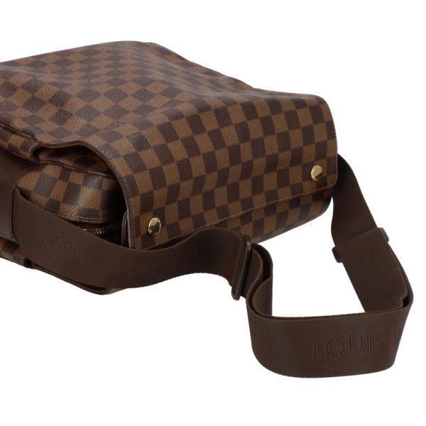 72533 3 Louis Vuitton Naviglio Damier Handbag Ebene Brown