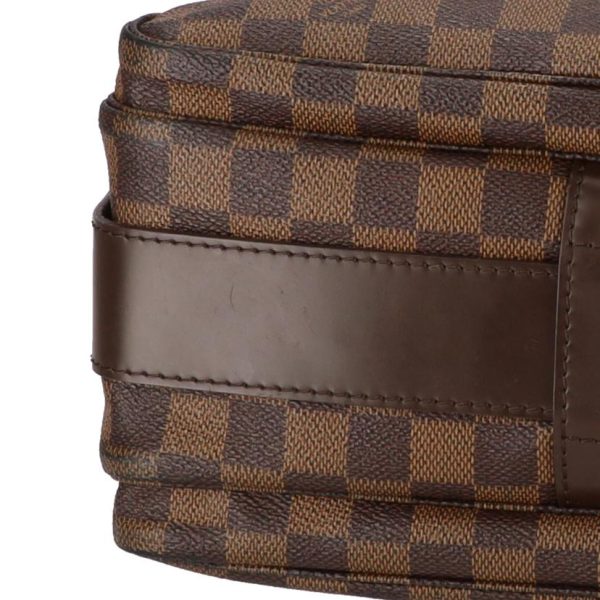 72533 7 Louis Vuitton Naviglio Damier Handbag Ebene Brown