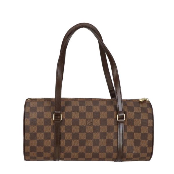 72557 2 Louis Vuitton Papillon 30 Damier Ebene Handbag Brown