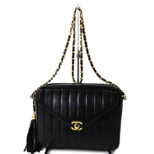 72564 1 Saint Laurent Baby Cabas Leather Handbag Black