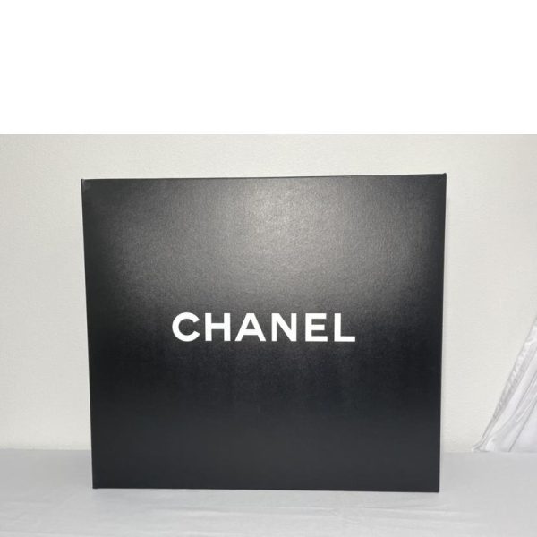 72578 8 Chanel Deauville Denim Chain Tote Bag Black