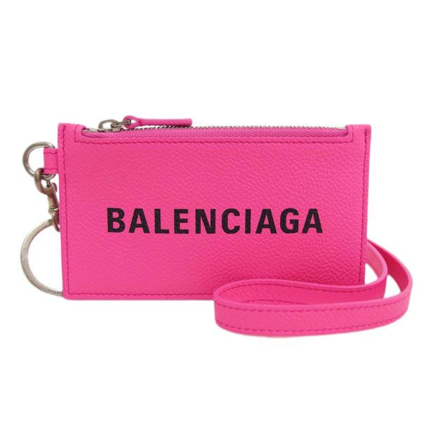 72614 1 Balenciaga Shoulder Wallet Card Coin Case Black