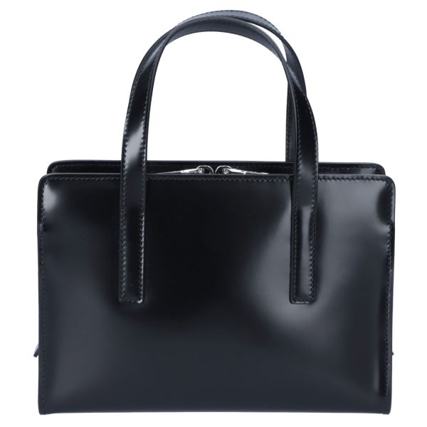 72624 2 PRADA 2WAY Bag SPAZZOLATO RE EDITION 1995 Mini Black