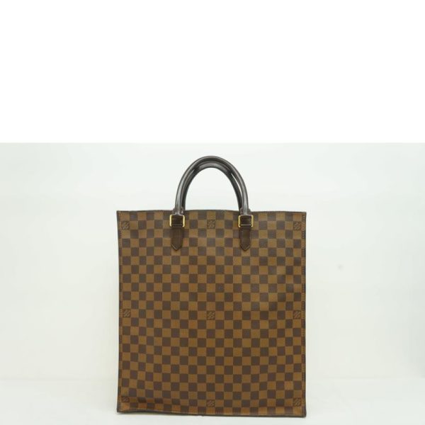 72627 2 Louis Vuitton Sac Plat Tote Bag Damier Brown