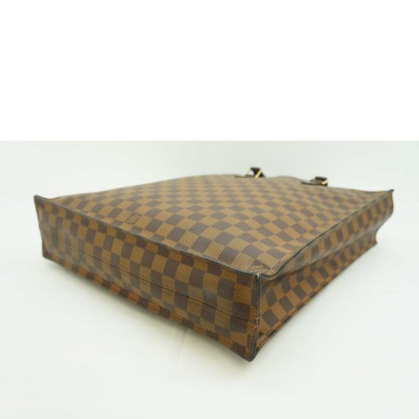 72627 3 Louis Vuitton Sac Plat Tote Bag Damier Brown