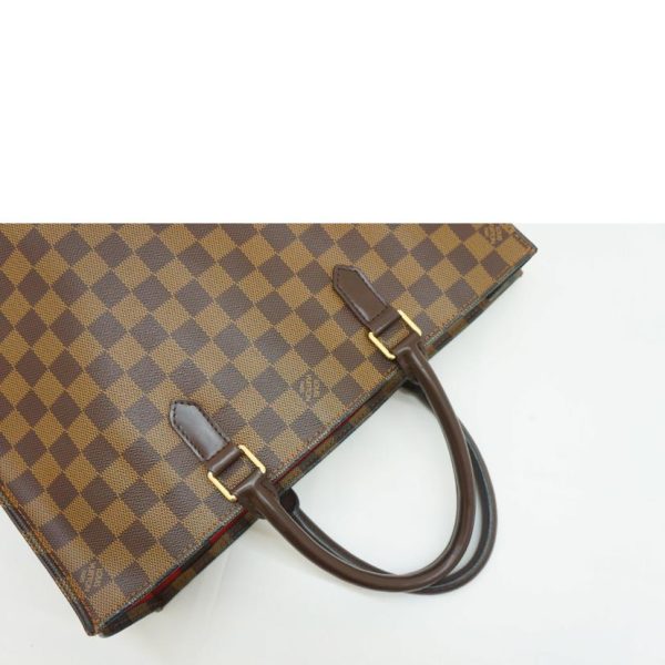 72627 4 Louis Vuitton Sac Plat Tote Bag Damier Brown