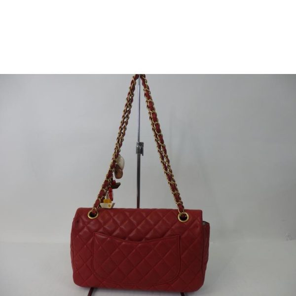 72649 2 Chanel Cocomark Matelassé Shoulder Bag Valentine Limited Edition Red