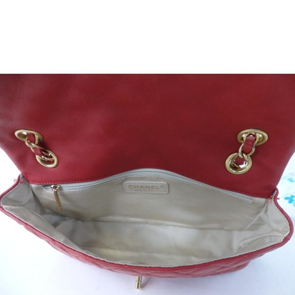 72649 6 Chanel Valentine Limited Matelasse Chain Shoulder Bag Red