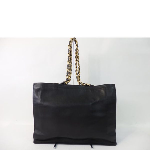 72663 2 Chanel Cocomark Chain Tote Bag Black