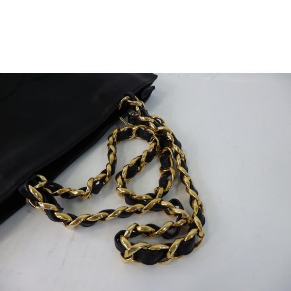 72663 5 Chanel Cocomark Chain Tote Bag Black