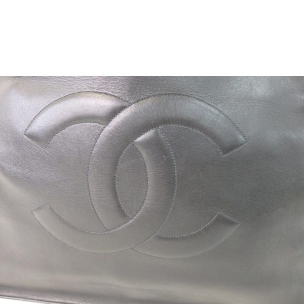 72663 7 Chanel Cocomark Chain Tote Bag Black