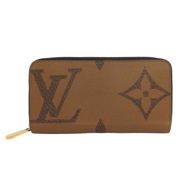 72700 1 Louis Vuitton Zippy Wallet Monogram Giant Brown