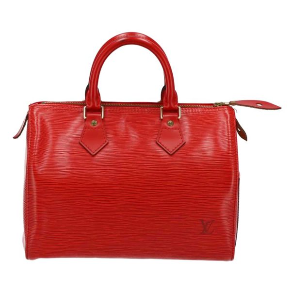 72706 1 Louis Vuitton Speedy 25 Handbag Epi Castilian Red