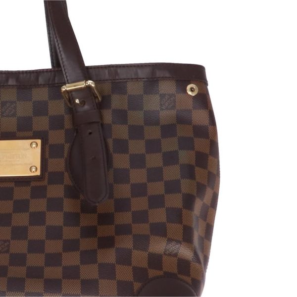 72714 9 Louis Vuitton Hampstead MM Damier Ebene Tote Bag Brown