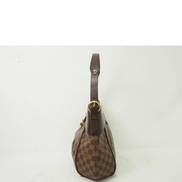 72743 3 Louis Vuitton Sistine MM Damier Ebene Bag Brown