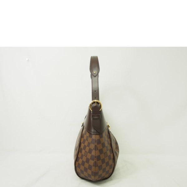 72743 4 Louis Vuitton Sistine MM Damier Ebene Bag Brown