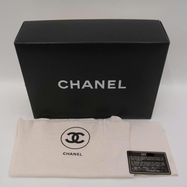 72761 6 Chanel Matrassel Lambskin Chain Shoulder Bag Black