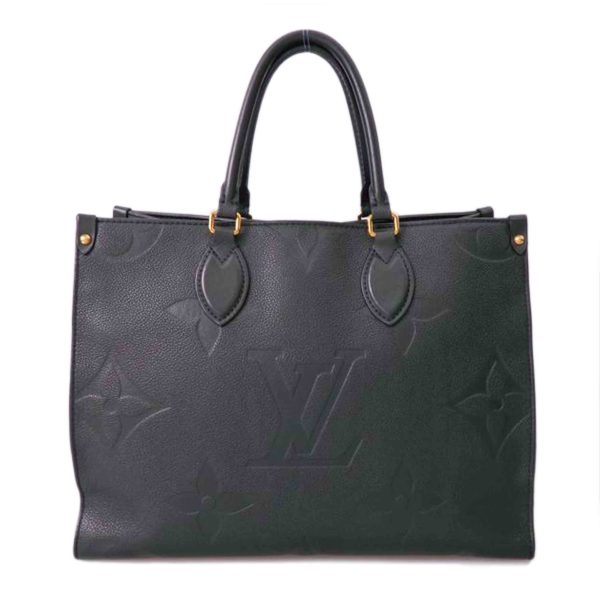 72793 1 Louis Vuitton On the Go MM Monogram Empreinte Tote Bag Brown