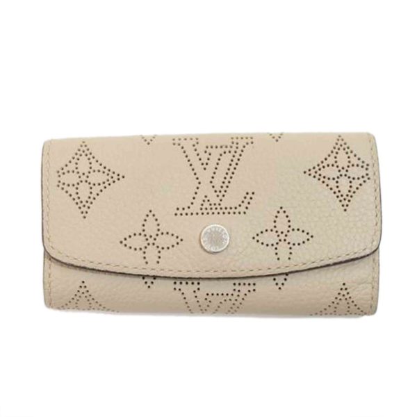 72805 1 Louis Vuitton Multicle 4 Monogram Mahina Key Holder Magnolia