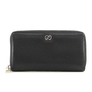 72828 1 GUCCI Wallet GG Pattern Guccisima 146223 Black