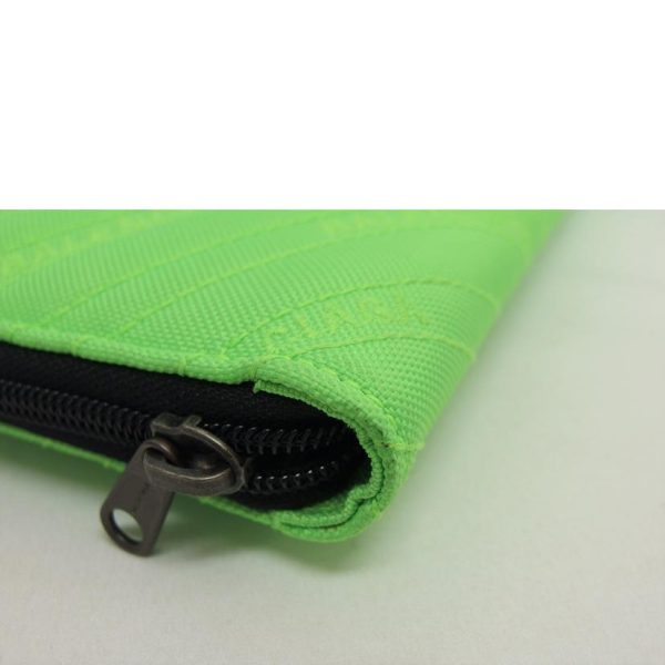 72829 8 Balenciaga Nylon Clutch Bag Neo Green