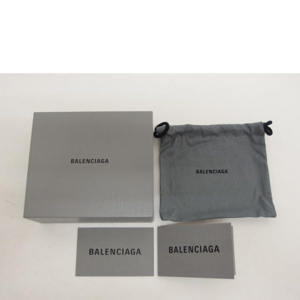 72843 9 Balenciaga Paper Mini Wallet Black