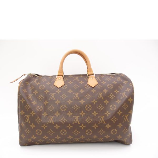 72854 2 Louis Vuitton Speedy Monogram Handbag Brown