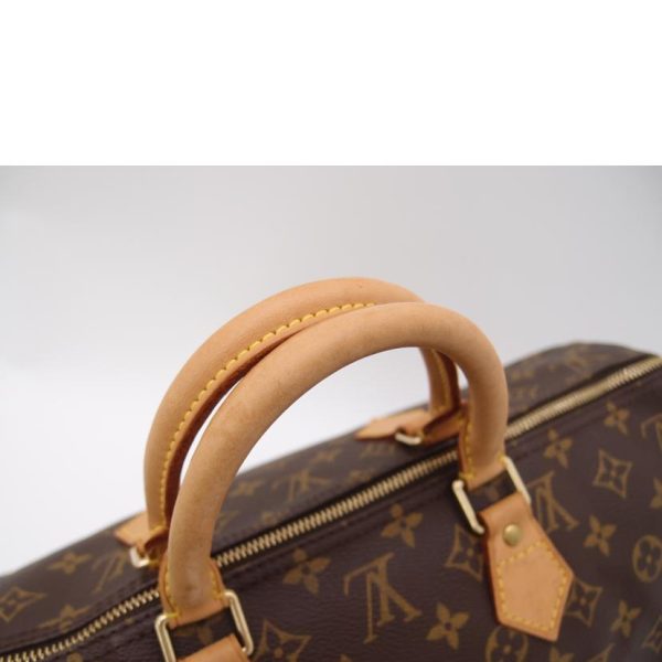 72854 4 Louis Vuitton Speedy Monogram Handbag Brown