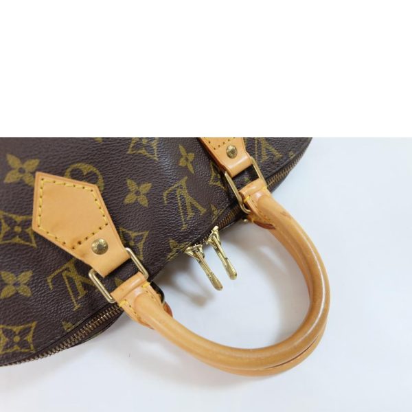 72882 4 Louis Vuitton Alma Monogram Tote Bag Brown