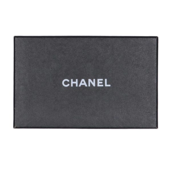 72922 7 Chanel Leather Round Zip Long Wallet Yellow