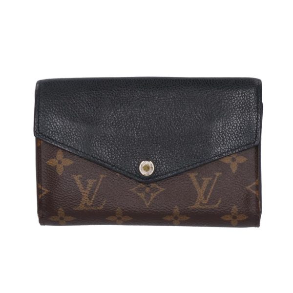 72936 1 Louis Vuitton Portefeuil Pallas Compact Monogram Wallet Noir