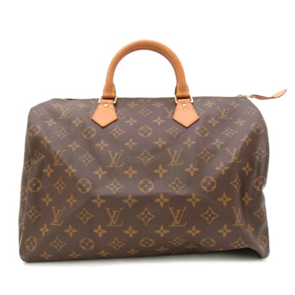 72967 1 Louis Vuitton Old Speedy 35 Monogram Bag Brown