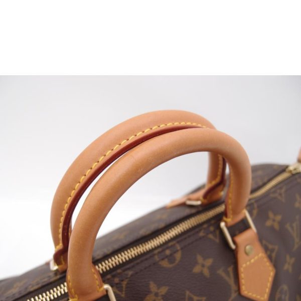 72967 4 Louis Vuitton Old Speedy 35 Monogram Bag Brown