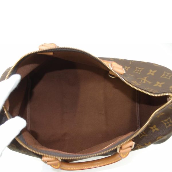 72967 5 Louis Vuitton Old Speedy 35 Monogram Bag Brown