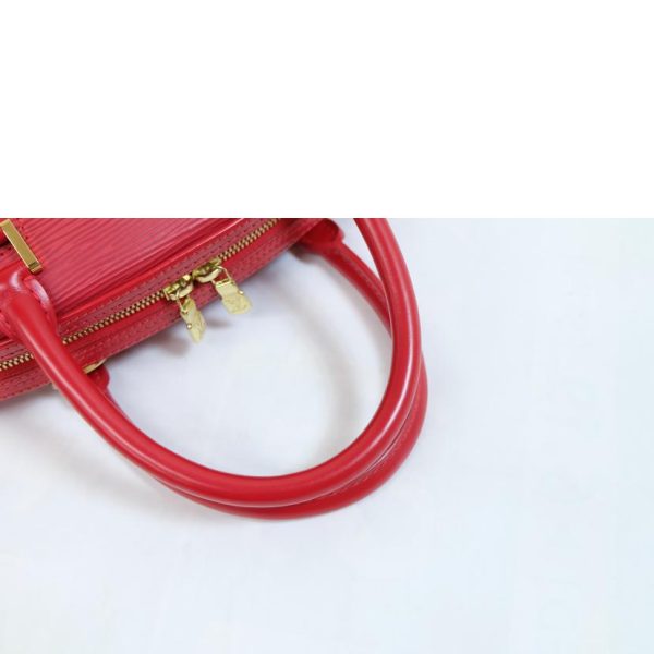 72981 4 Louis Vuitton Jasmine Epi Handbag Castilian Red